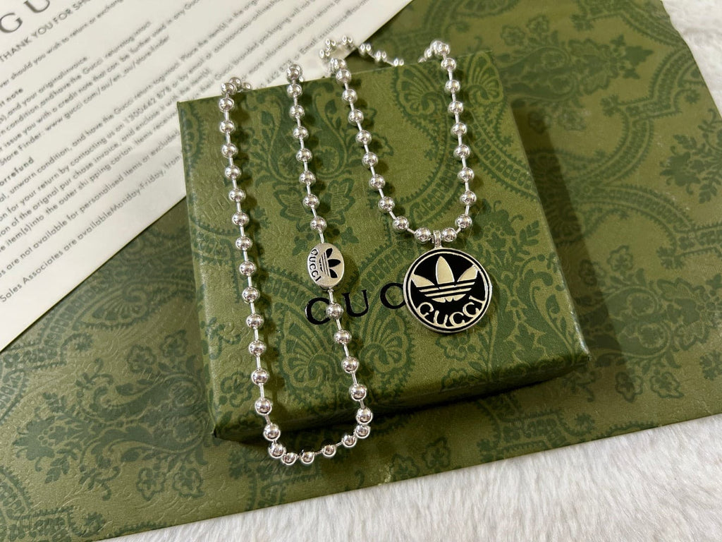 Gucci Double G x Adidas Pendant Boule Necklace